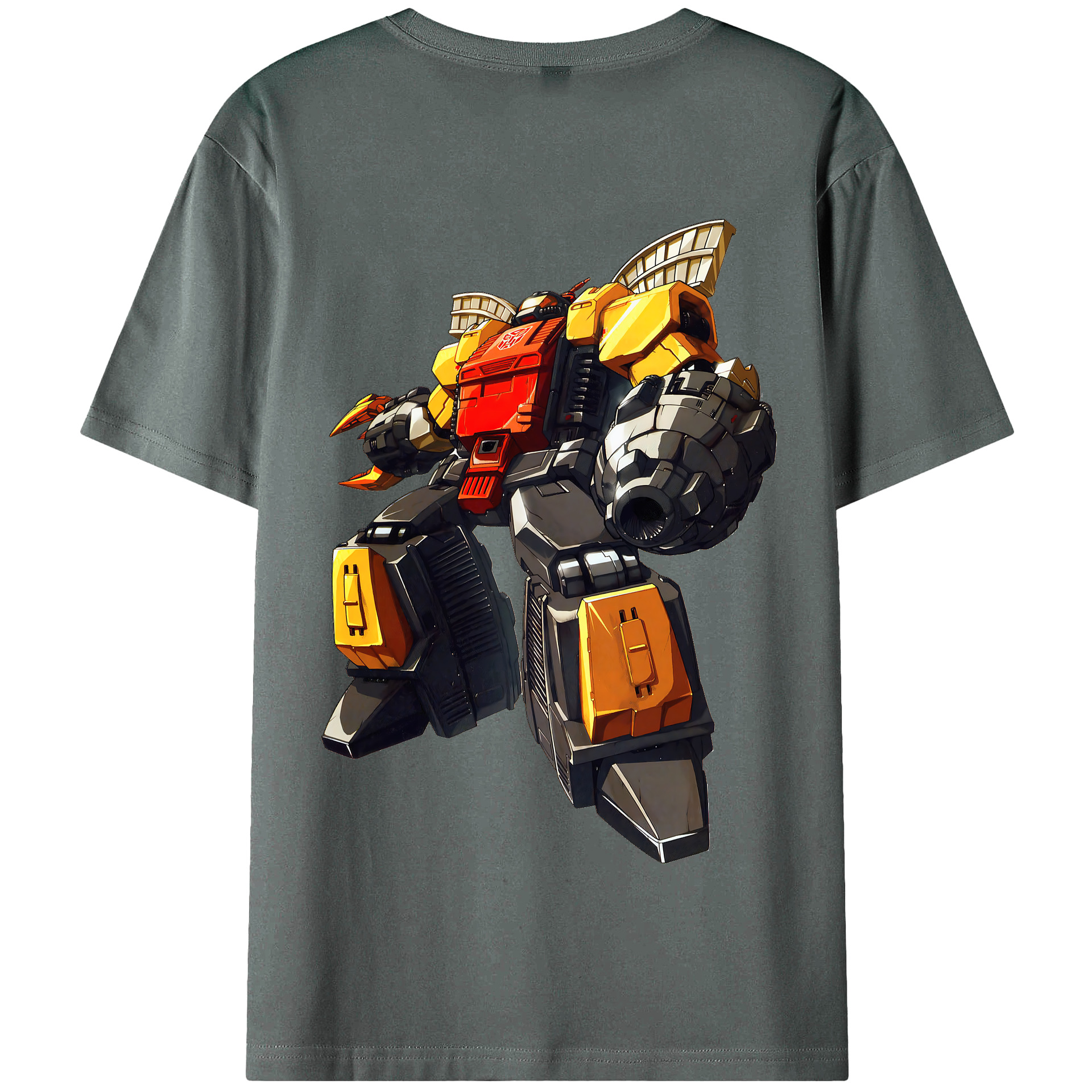 （画像用） Transformers トランスフォーマー 綿100％半袖Tシャツ（背面プリント）